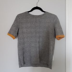 Zara plaid tee